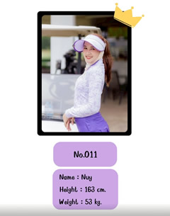 プリティキャディー ファンゴルフ フェニックス ゴールド バンコク