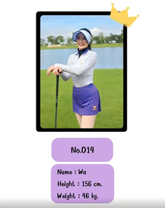 プリティキャディー ファンゴルフ フェニックス ゴールド バンコク