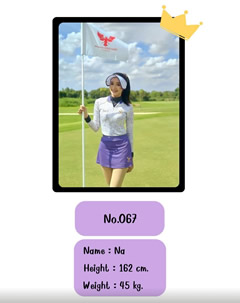 プリティキャディー ファンゴルフ フェニックス ゴールド バンコク