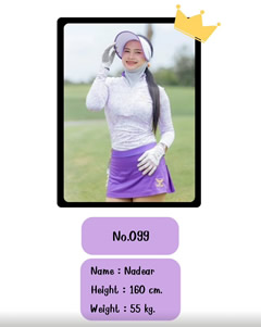 プリティキャディー ファンゴルフ フェニックス ゴールド バンコク