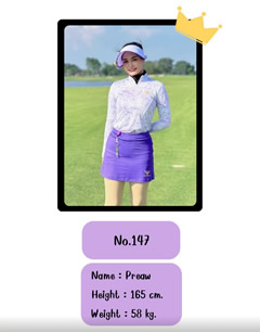 プリティキャディー ファンゴルフ フェニックス ゴールド バンコク