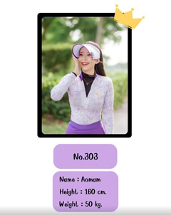 プリティキャディー ファンゴルフ フェニックス ゴールド バンコク