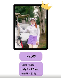 プリティキャディー ファンゴルフ フェニックス ゴールド バンコク