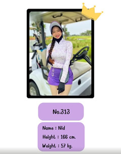 プリティキャディー ファンゴルフ フェニックス ゴールド バンコク