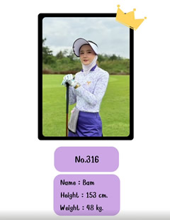 プリティキャディー ファンゴルフ フェニックス ゴールド バンコク