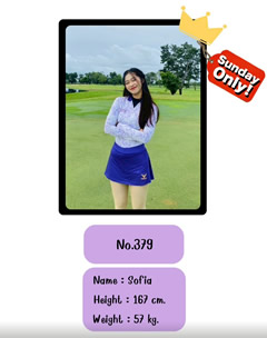 プリティキャディー ファンゴルフ フェニックス ゴールド バンコク