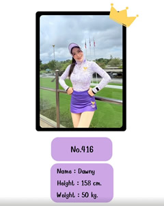 プリティキャディー ファンゴルフ フェニックス ゴールド バンコク