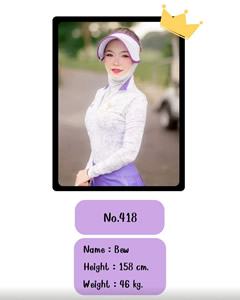 プリティキャディー ファンゴルフ フェニックス ゴールド バンコク