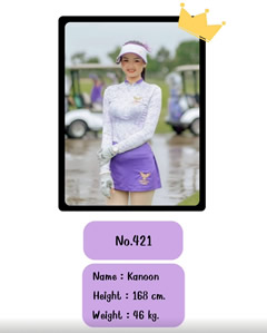 プリティキャディー ファンゴルフ フェニックス ゴールド バンコク