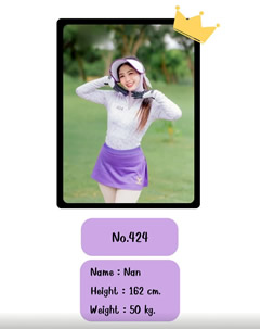 プリティキャディー ファンゴルフ フェニックス ゴールド バンコク