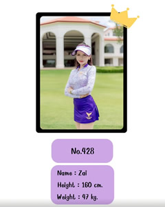 プリティキャディー ファンゴルフ フェニックス ゴールド バンコク